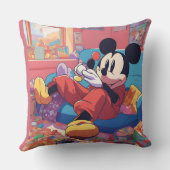 ミッキーがブレーキをかける クッション (裏面)