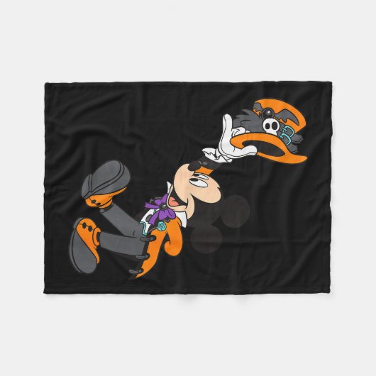 ミッキーと仲間のハロウィン衣装 フリースブランケット (正面(横))