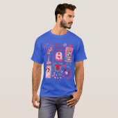 ミッキーのサンタクロース クリスマスのユーモア Tシャツ (正面フル)