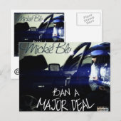 ミッキーブルー ポストカード (正面/裏面)