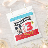 ミッキーマウスの楽しい誕生日ペーパーファバーバッグ フェイバーバッグ (クリップ留めされた状態)