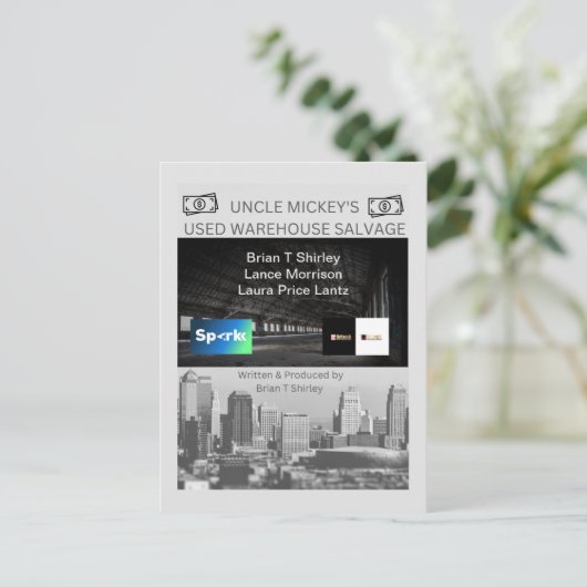 「ミッキー叔父の使用済み倉庫の回収」の後 ポストカード (スタンド正面)