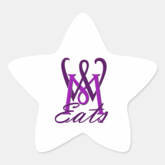 ミッキー食べスターステッカー 星シール