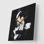 ミッキー スクエア壁時計 (傾斜)