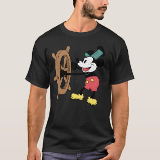 ミッキー・スティームボートウィリー(パブリックドメイン) Tシャツ