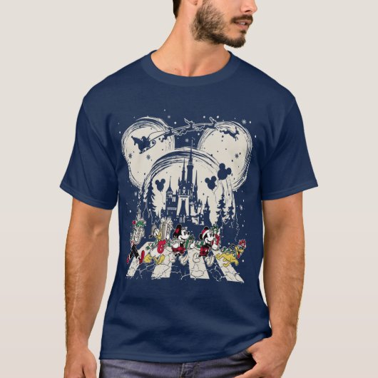ミッキー&フレンズ クリスマス フレンズ Tシャツ (正面)