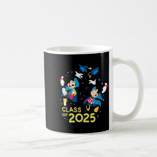 ミッキー＆ミニーマウス卒業式 クラスオブ2025 コーヒーマグカップ (右)