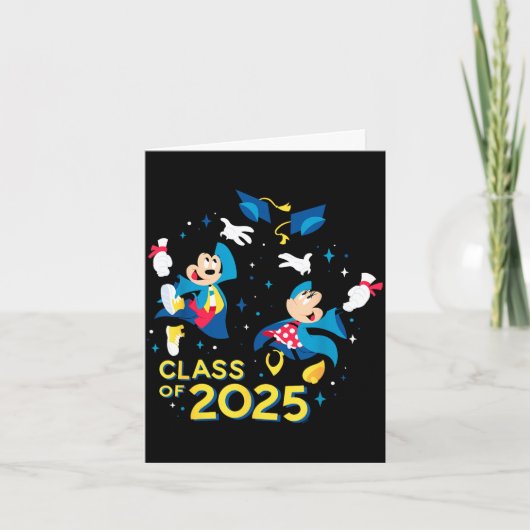ミッキー＆ミニーマウス 卒業クラス 2025 カード (正面)