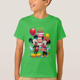 ミッキー&ミニー誕生日バッシュお祝いティー Tシャツ