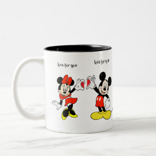 ミッキー&ミニーMUG ツートーンマグカップ