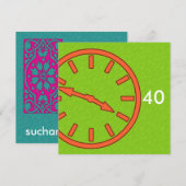 ミックスアンドマッチ収集アナログクロック顔ダイヤル セーブザデート (正面/裏面)