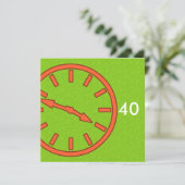 ミックスアンドマッチ収集アナログクロック顔ダイヤル セーブザデート (スタンド正面)