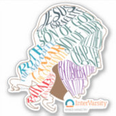 ミックスイエスのステッカー シール (正面)