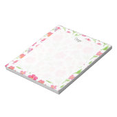 ミックスウォーターカラーの花2 ノートパッド (回転)