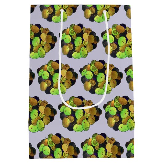 ミックスオ地中海のリーブのギリシャ料理カラマタ ミディアムペーパーバッグ (裏面)