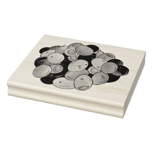 ミックスオ地中海のリーブのギリシャ料理カラマタ ラバースタンプ (スタンプ)