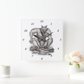 ミックスクリーチャー – トロール、ゴーレム、デビル スクエア壁時計 (ホーム)