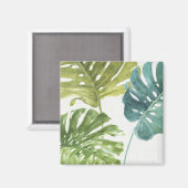 ミックスグリーン |トロピカルパームズ マグネット (正面/裏面)