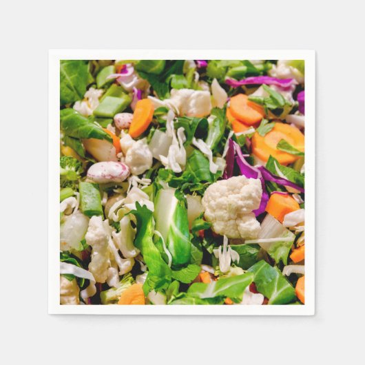 ミックスサラダ スタンダードカクテルナプキン (正面)