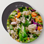 ミックスサラダ 缶バッジ (正面&裏面)