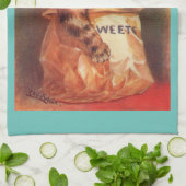 ミックススイーツキャットバイルイ・ウェイン キッチンタオル (折り畳み)