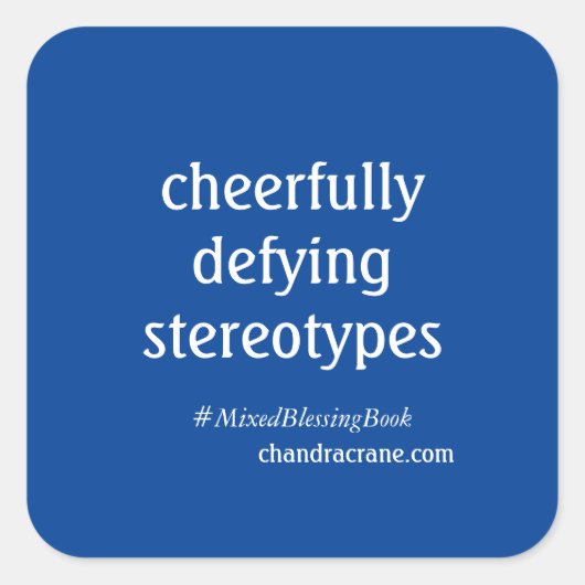 ミックスス賛美クエアステッカー スクエアシール (正面)