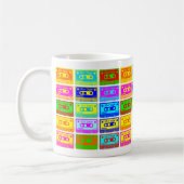 ミックステーサイケデリックプ コーヒーマグカップ (左)