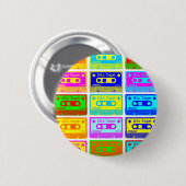 ミックステーサイケデリックプ 缶バッジ (正面&裏面)