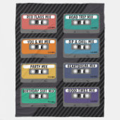 ミックステーパーソナライズされたプ フリースブランケット (正面)