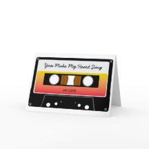 ミックステープバレンタインカード