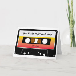 ミックステープバレンタインカード シーズンカード