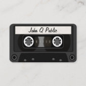 ミックステープブラック 名刺 (正面)