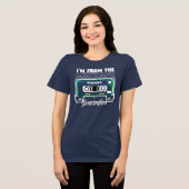 ミックステープ世代です(Eurodance) トライブレンドTシャツ (正面全面)