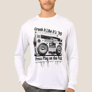 ミックステープ、ベース、リワインドの日々 - 90年代音楽の懐かしさ トライブレンドTシャツ