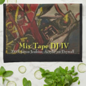 ミックステープDJ IV キッチンタオル (折り畳み)