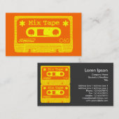 ミックステーポップ・アートのプ 名刺 (正面/裏面)