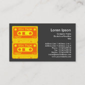 ミックステーポップ・アートのプ 名刺 (裏面)