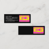 ミックステーポップ・アートのプIII スキニー名刺 (正面/裏面)