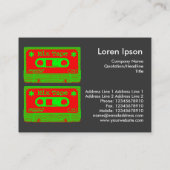 ミックステーポップ・アートのプIV 名刺 (裏面)