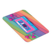 ミックステー威厳のあるプ可愛い音楽カラフルレトロアート マグネット (右側)