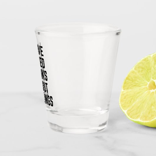 ミックスドリンクおもしろい引用文 ショットグラス (右)