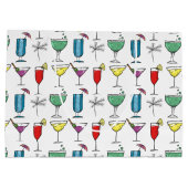 ミックスドリンクカクテル抱き枕 ラージペーパーバッグ (裏面)