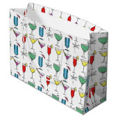 ミックスドリンクカクテル抱き枕 ラージペーパーバッグ (裏面アングル)