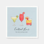 ミックスドリンクカクテル スタンダードカクテルナプキン (正面)