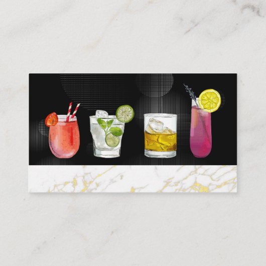 ミックスドリンク | Bartending 名刺 (裏面)