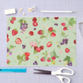 ミックスフルーツパステルグリーン 薄葉紙 (クラフト)