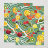 ミックスフルーツ 7 サンキューカード (正面/裏面)