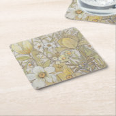 ミックスフローラ スクエアペーパーコースター (アングル)