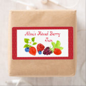 ミックスベリーは缶詰ラベルを保存 ラベル (インサイチュ)