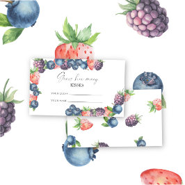 ミックスベリー – いくつのキスブライダルゲーム エンクロージャーカード